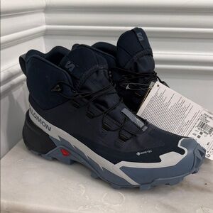 Salomon Men's Black and Blue Athletic Shoes